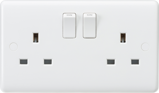 13A 2G DP Switched Socket with Twin Earths - ASTA Approved CU9000