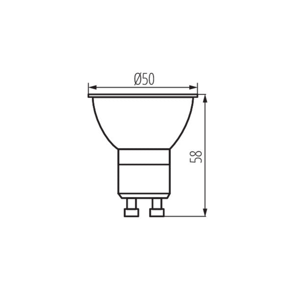 LED light source K LED GU10 K LED GU10 7W-CW
