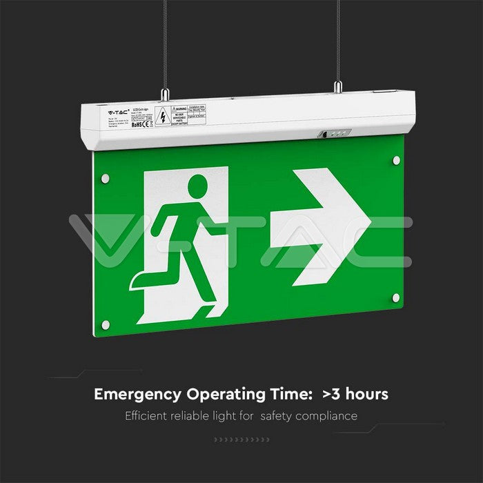 4in1 Emergency Exit Light With Self Test Button & RF Control