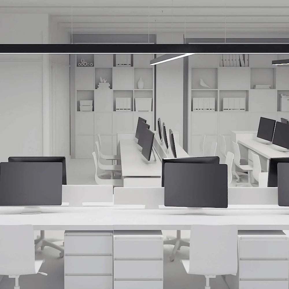 Black LED Linkable Linear Light With Toolless Locking System