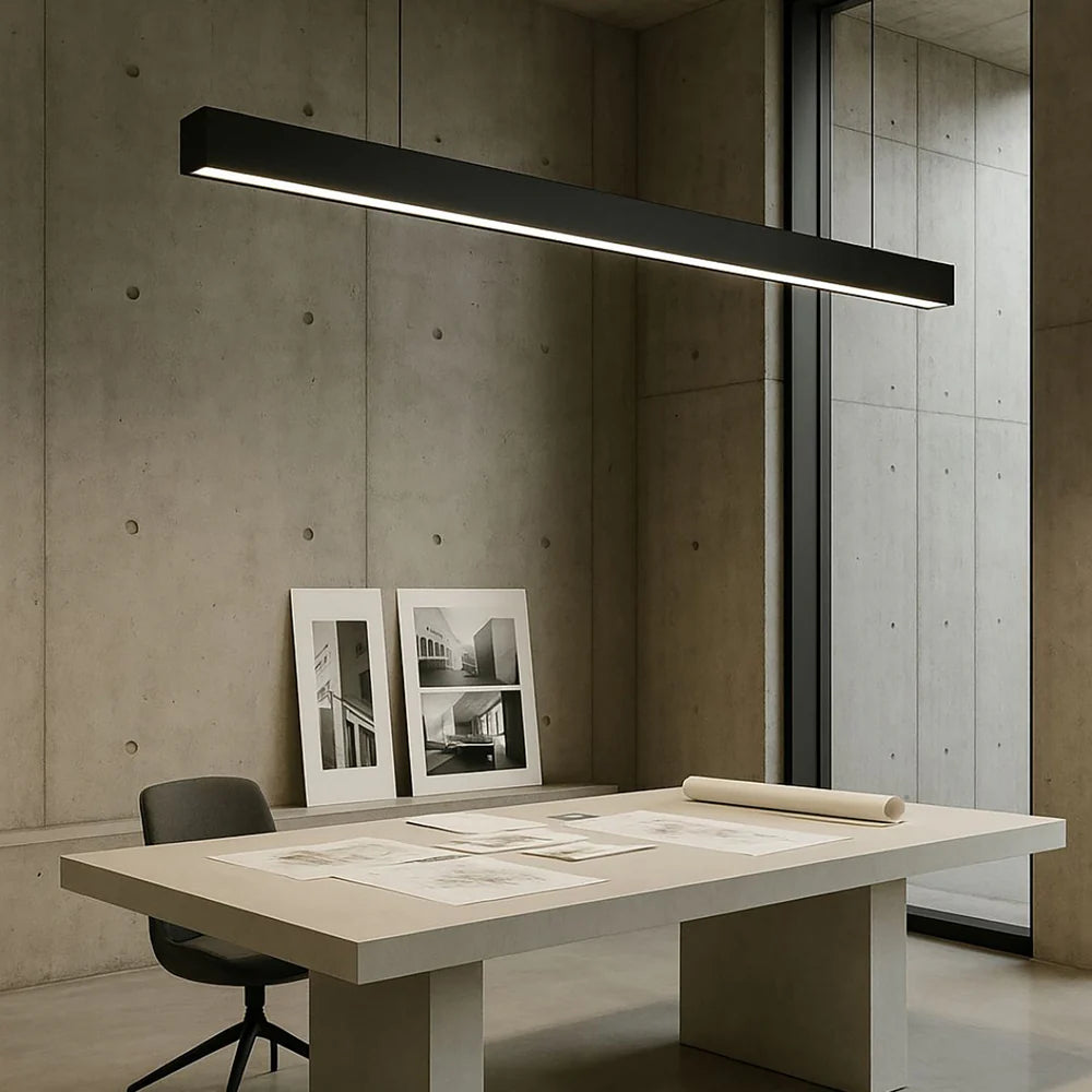 Black LED Linkable Linear Light With Toolless Locking System