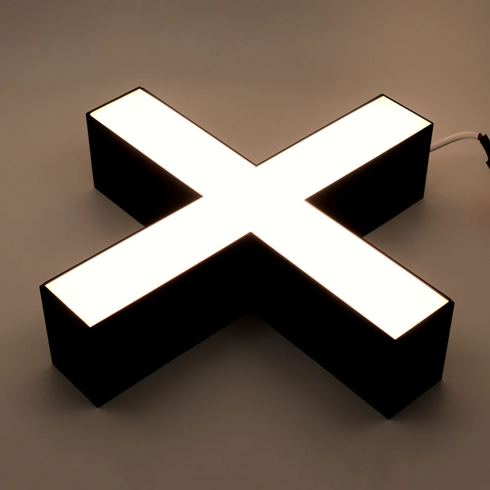 LED Linear Light X Shape Connector Module