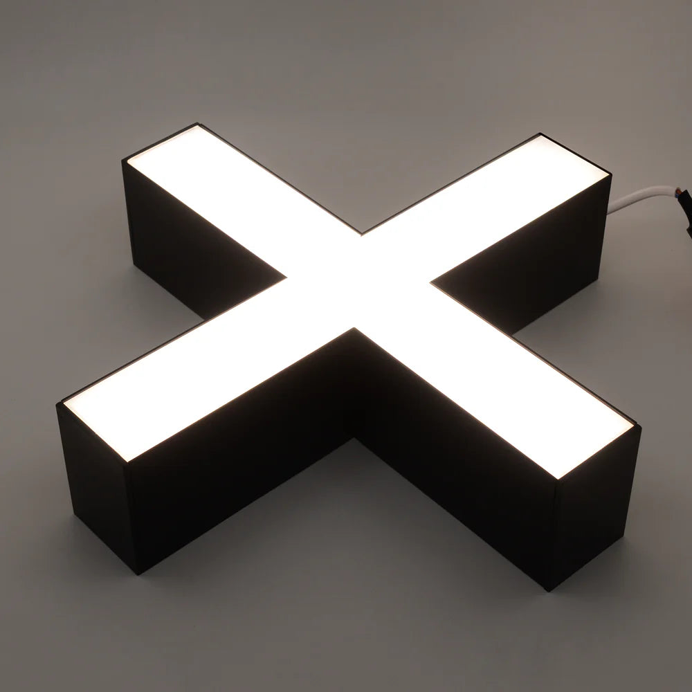 LED Linear Light X Shape Connector Module