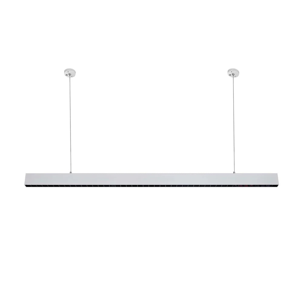 Modern White LED Ultra Slim Linear Ceiling Pendant Light