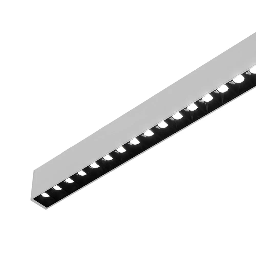 Modern White LED Ultra Slim Linear Ceiling Pendant Light