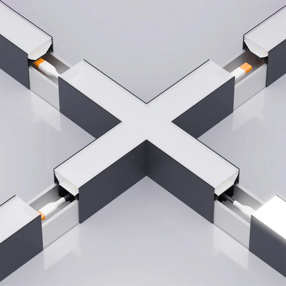 LED Linear Light X Shape Connector Module