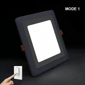 Recessed Square Blue Edge Lit LED Panel Light