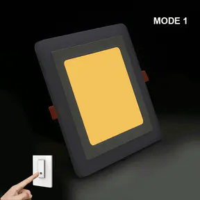 Recessed Square Blue Edge Lit LED Panel Light