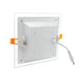 Recessed Square Crystal Glass Edge LED Panel Light