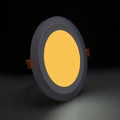 Recessed Round Blue Edge Lit LED Panel Light