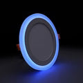Recessed Round Blue Edge Lit LED Panel Light