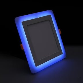 Recessed Square Blue Edge Lit LED Panel Light