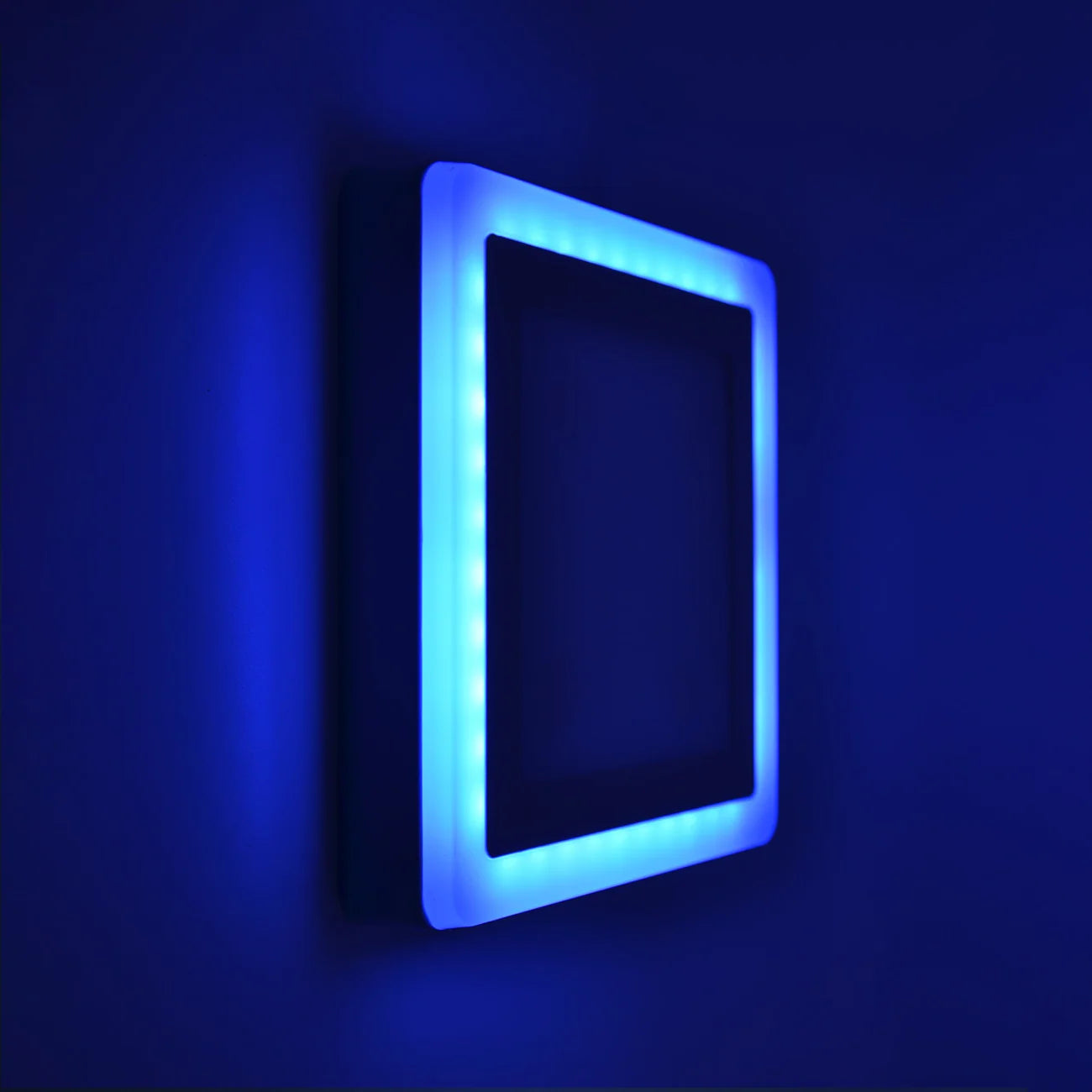 Surface Mounted Square Blue Edge Lit LED Panel Light
