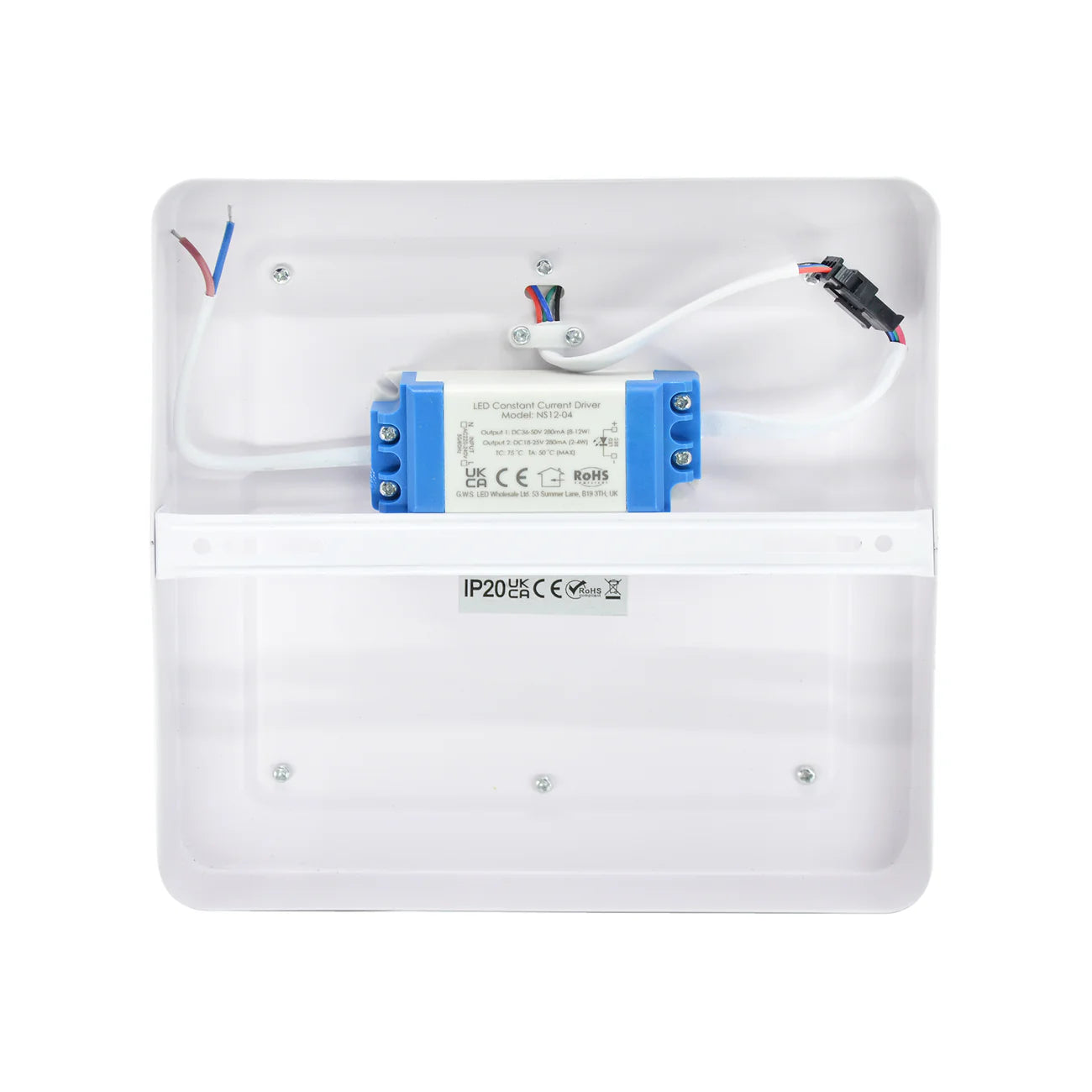 Surface Mounted Square Blue Edge Lit LED Panel Light