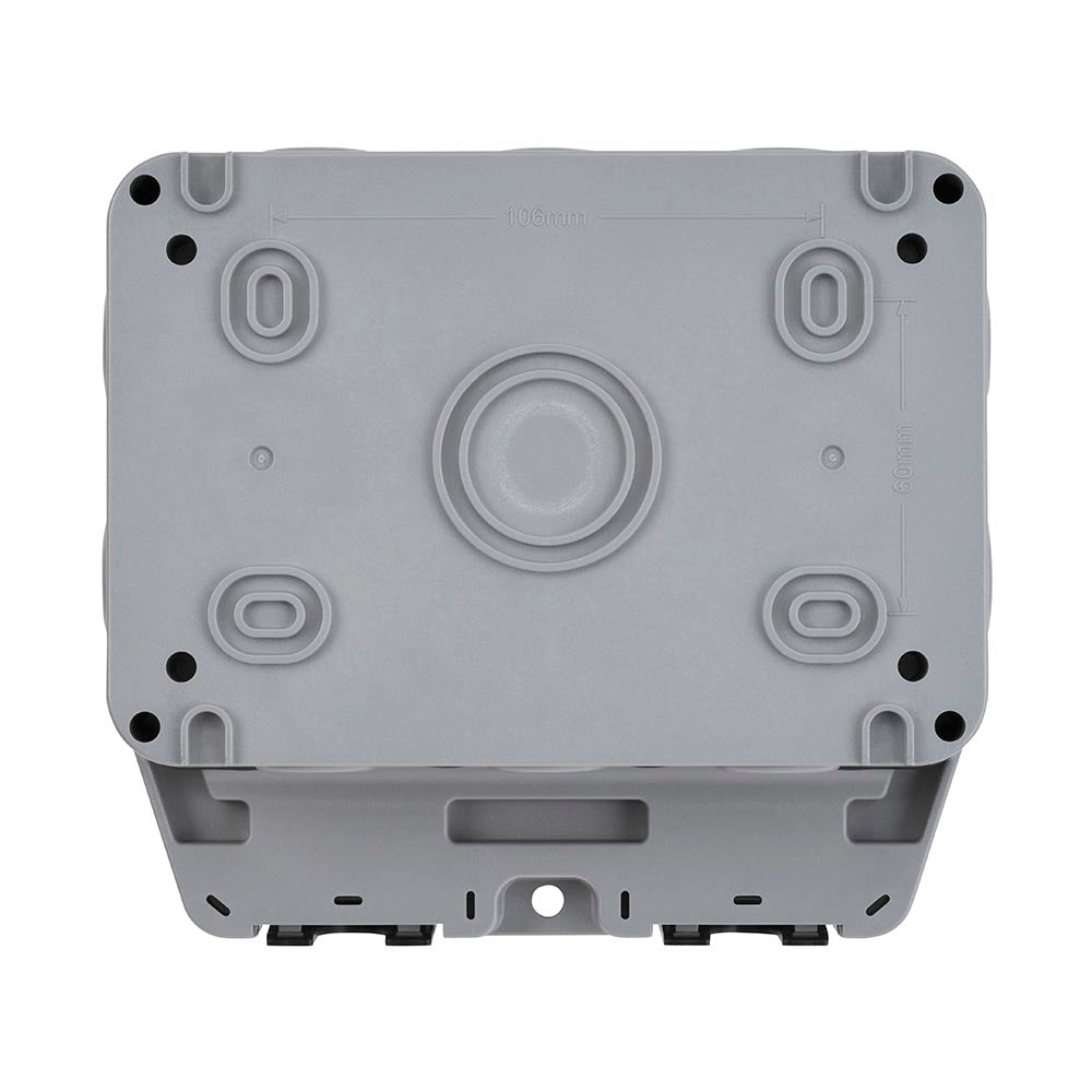 Weatherproof 13A 2G DP Switched Socket WP422